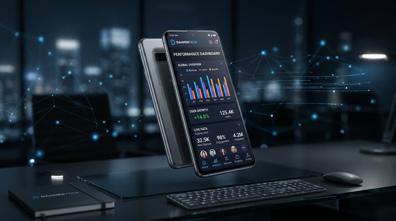 Dahmertech 3D Smartphone Mockup